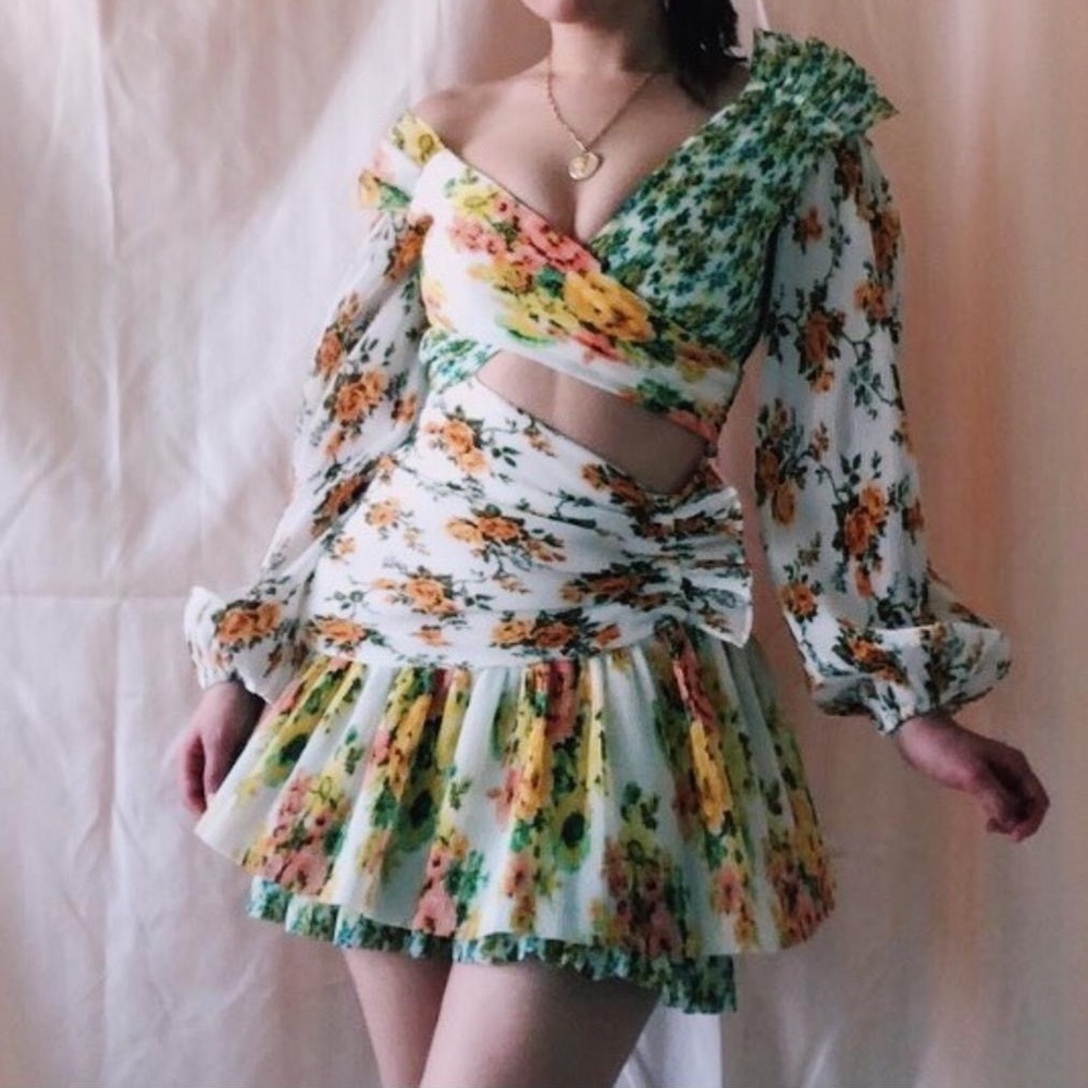 Zimmermann floral mini dress